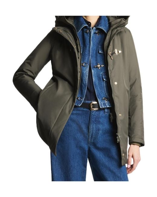 Fay Gray Technical Gabardine Toggle Coat
