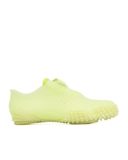 PUMA Yellow Round-Toe Sneakers