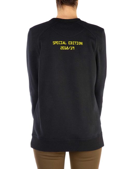 Fendi Blue Logo Print Special Edition Sweater