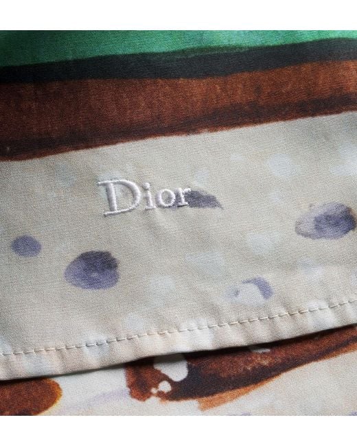 Dior Green Iviera Shorts for men