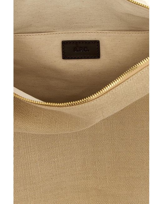 A.P.C. Natural Vera Canvas Shoulder Bag