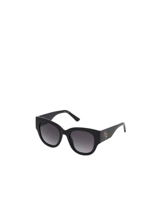 Guess White Square Frame Sunglasses