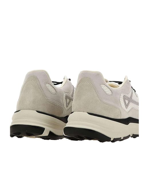Herno White Maggiore Mesh Panel Low-Top Sneakers for men