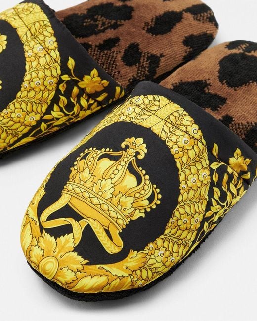 Versace Multicolor Open-Heeled Slippers for men