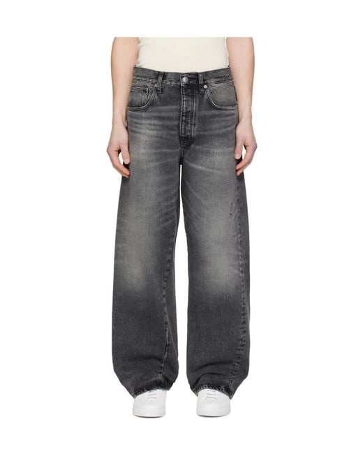 sunflower Gray Wide Twist Jeans for men