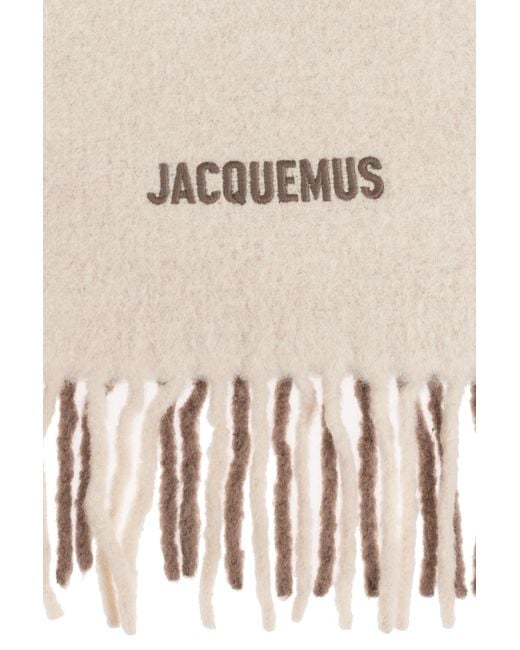 Jacquemus Natural The Moisson Scarf for men