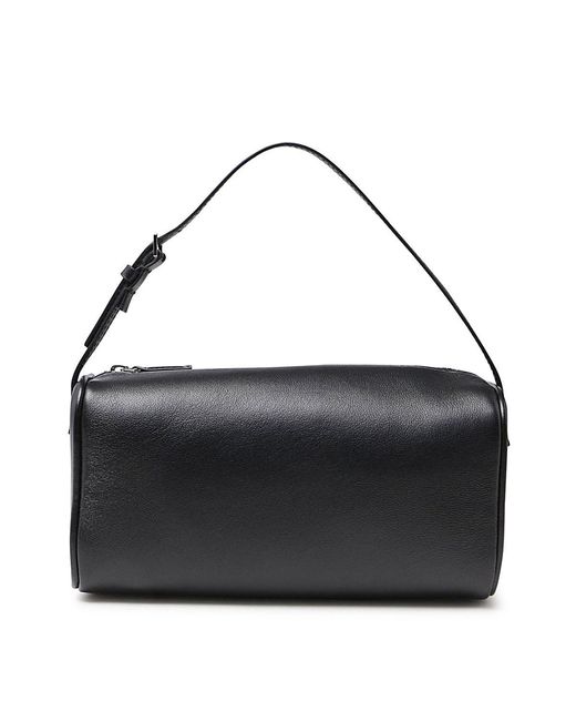 The Row Black 90's Top Handle Bag