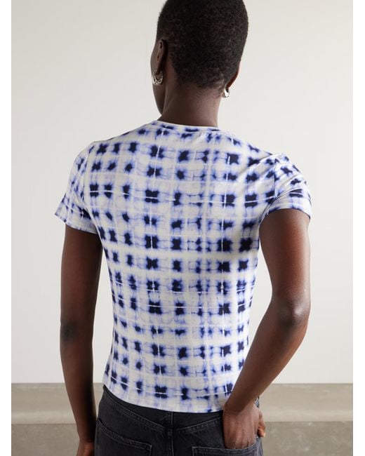 Proenza Schouler Blue Parson Crew Neck T-Shirt