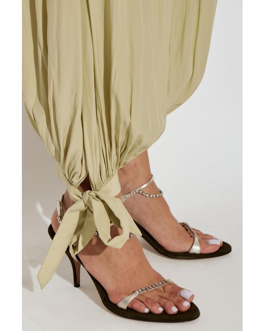 Chloé White Chloé Zia Embellished Heeled Sandals