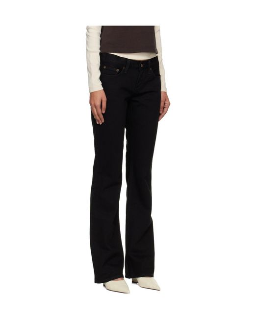 Agolde Black Low Rise Boot (Weightless)