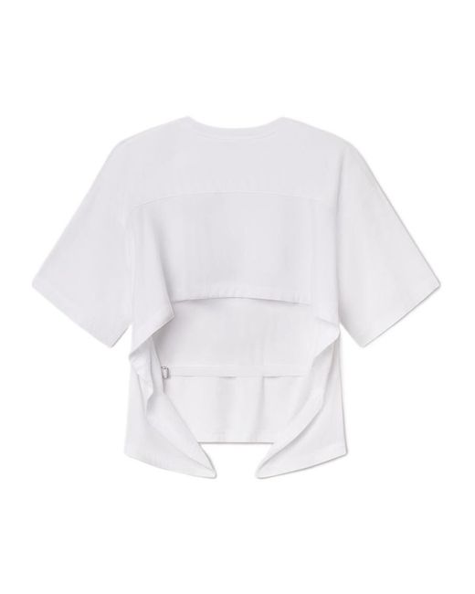 Agolde White Theo T-Shirt