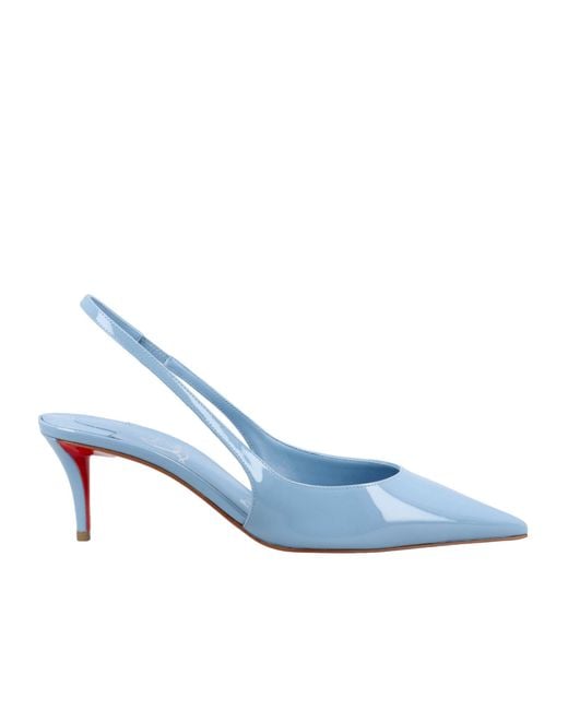 Christian Louboutin Blue Miss Z Slingback Pumps