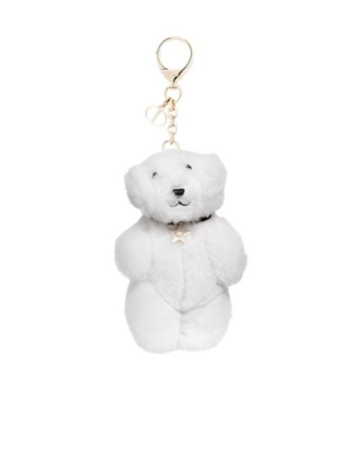 Dior White Bear Bag Accessory