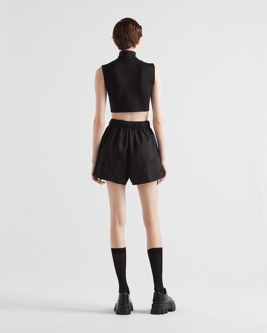 Prada Black Sleeveless Zipper Vest