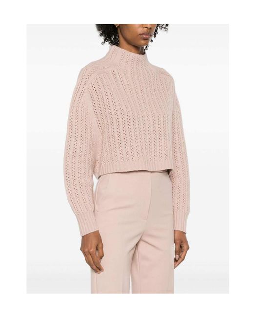 Max Mara Pink Long-Sleeved Sweater