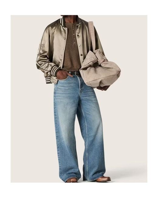 Golden Goose Deluxe Brand Brown Henley Sweater for men