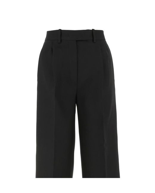 Fendi Black Wide Leg Trousers