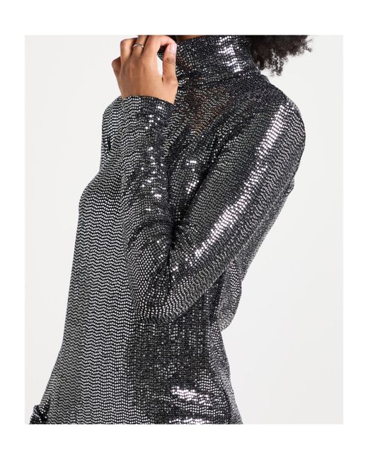 Isabel Marant Black Sequin Top