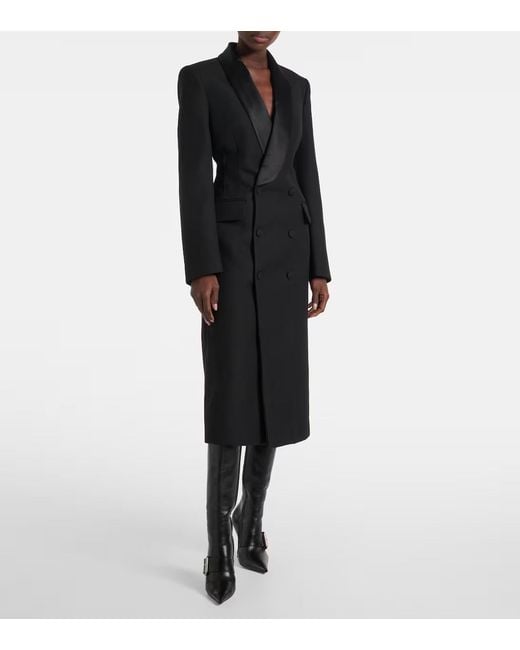 Wardrobe NYC Black Double-Breasted Dress