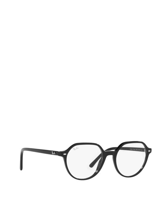 Ray-Ban White Thalia Round Frame Glasses for men