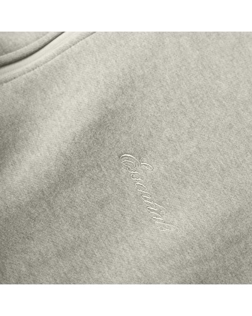 Fear Of God Gray Half-Zip Sweatshirt