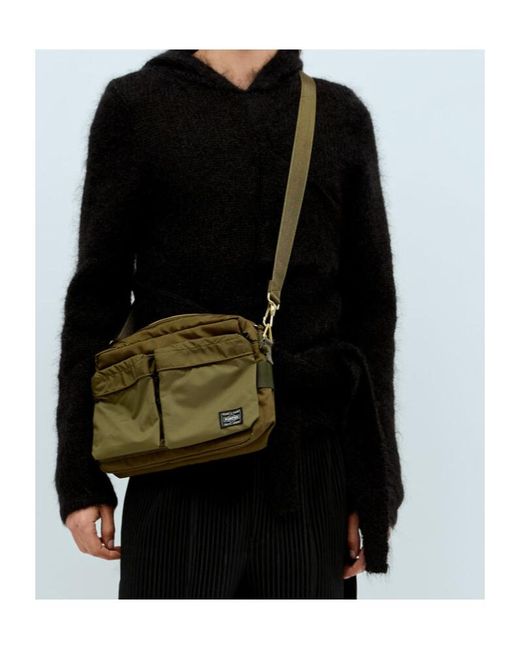 Porter-Yoshida and Co Green Messenger Bag