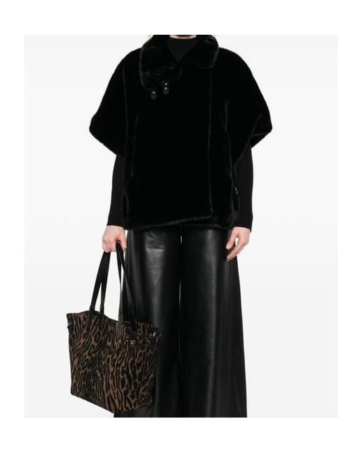 Pinko Black Short-Sleeved Jacket