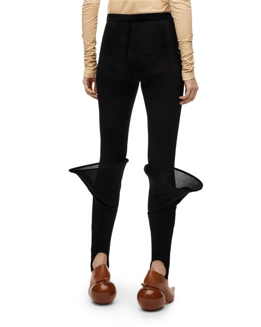 Loewe Black Hoop Leggings