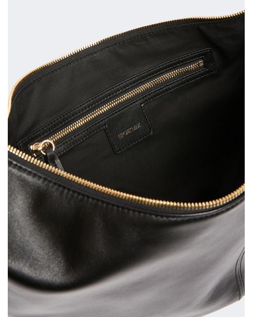 Sportmax Black Zippered Shoulder Bag
