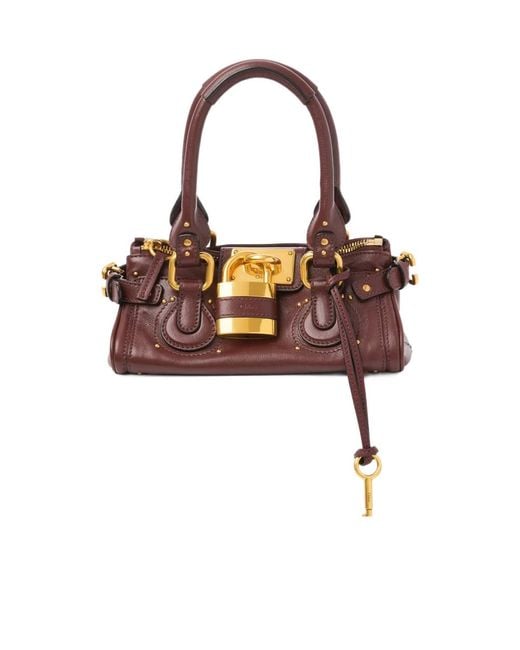 Chloé Brown Chloé Paddington Small Shoulder Bag