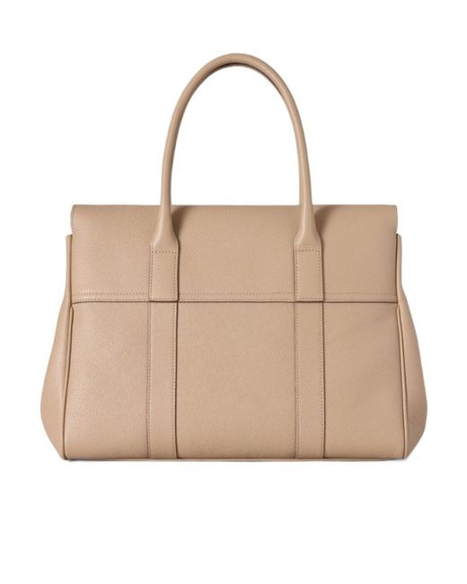 Mulberry Natural Bayswater Small Top Handle Bag