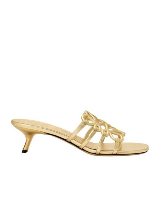 Loewe Metallic Petal Anagram Slides