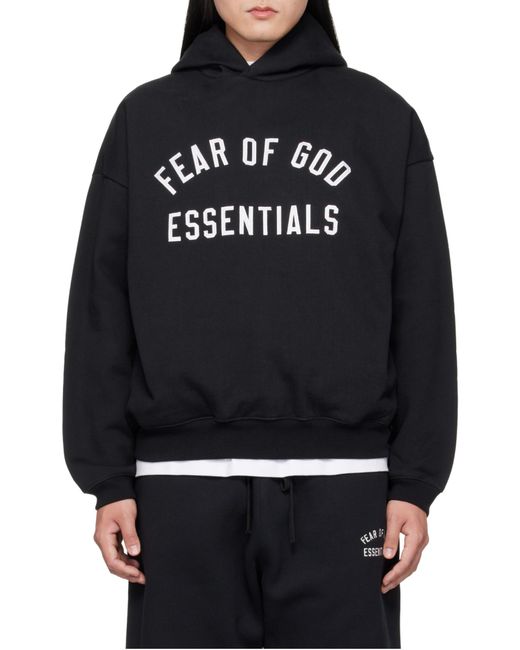 Fear Of God Black Hoodie for men
