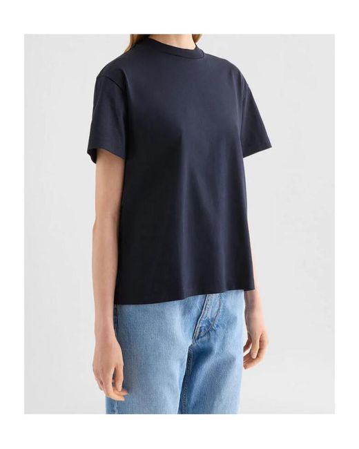 Jil Sander Blue Pack Of Three Crewneck T-Shirt