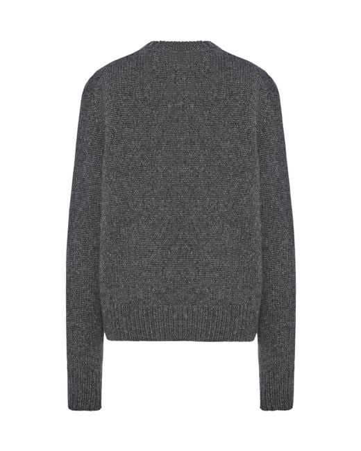 The Row Gray Long-Sleeved Sweater