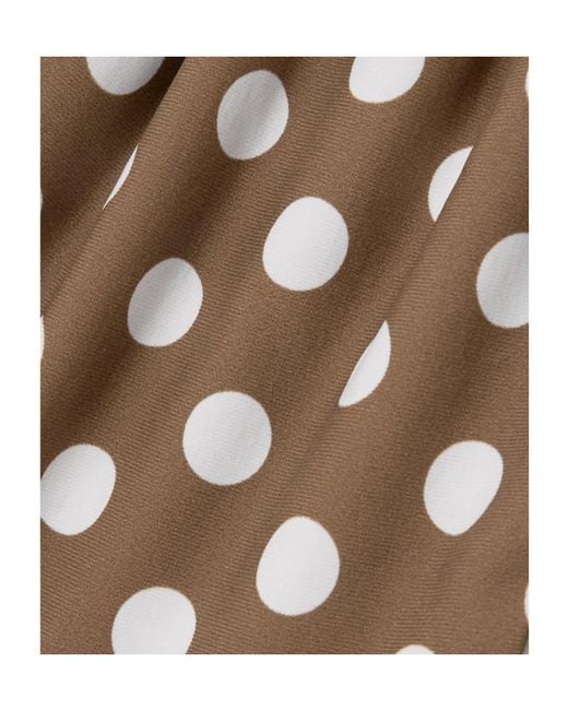Marysia Swim White Polka-Dot Bikini Top