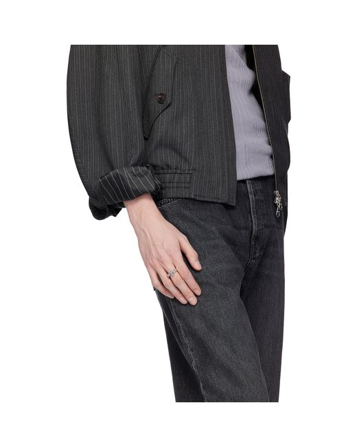 Emanuele Bicocchi White Logo Ring for men