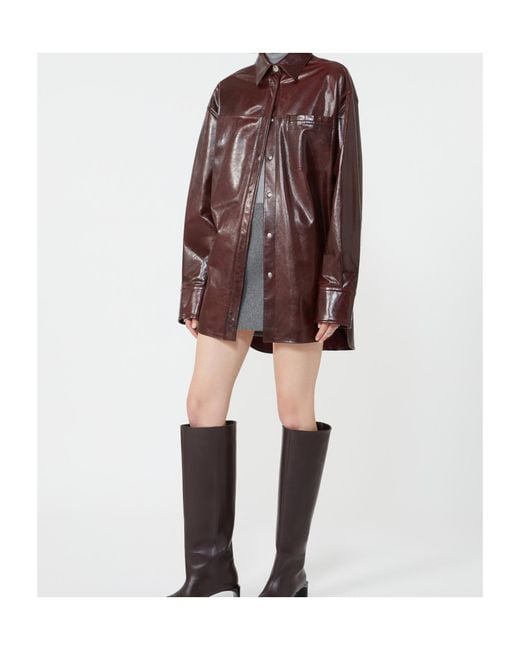 Sportmax Brown Borel Long-Sleeved Jacket