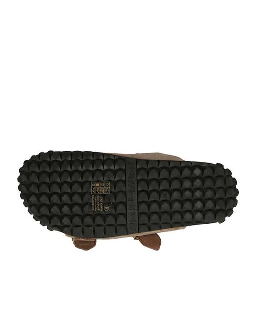Ash Brown Round-Toe Slippers