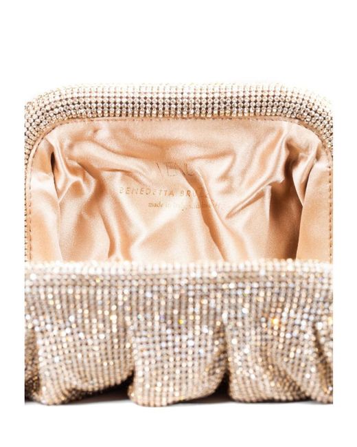 Benedetta Bruzziches Natural Crystal Chain Clutch Bag