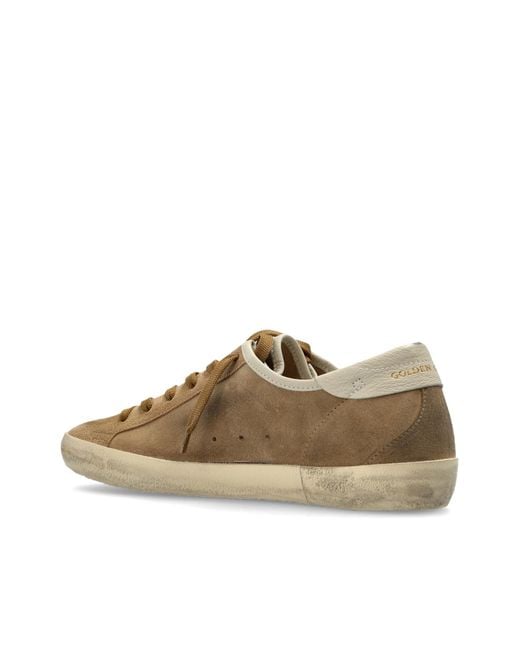 Golden Goose Deluxe Brand Brown Super Star Sneakers Lace-Up Sneakers