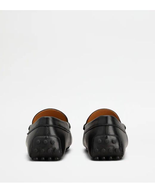 Tod's Black Penny Driving Loafers for men