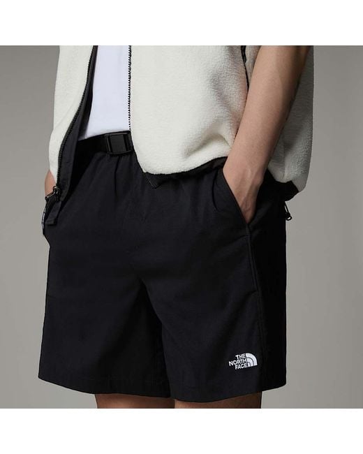 The North Face Black Class V Pathfinder Belted Shorts for men