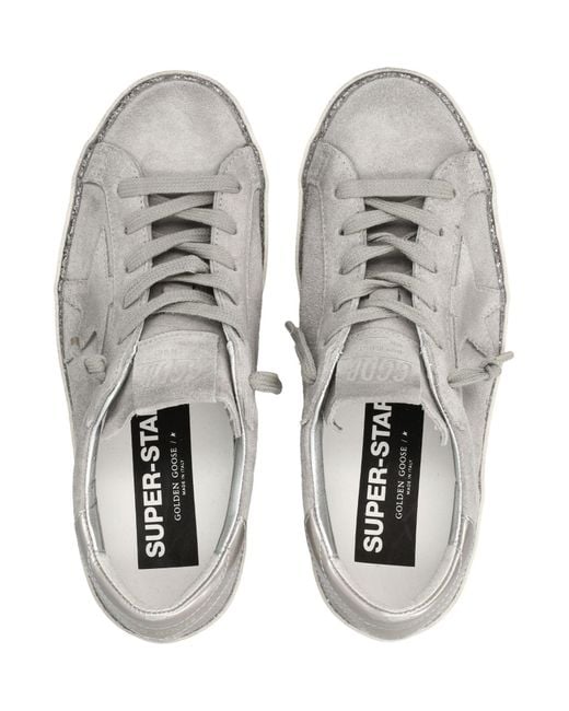 Golden Goose Deluxe Brand Gray Superstar Low-Top Sneakers