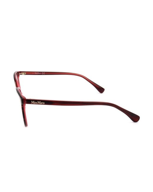 Max Mara White Cat-Eye Glasses