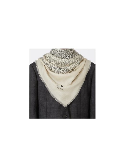 Weekend by Maxmara Natural Wool And Silk Shawl