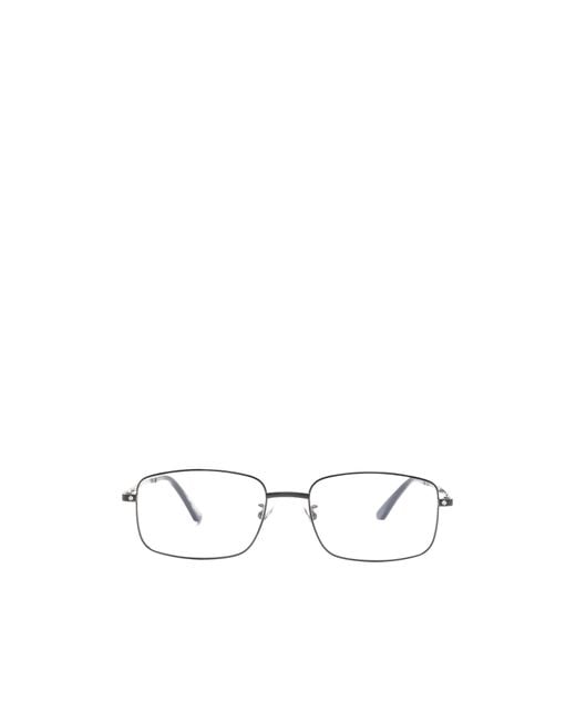 Cartier White Rectangular Frame Glasses for men