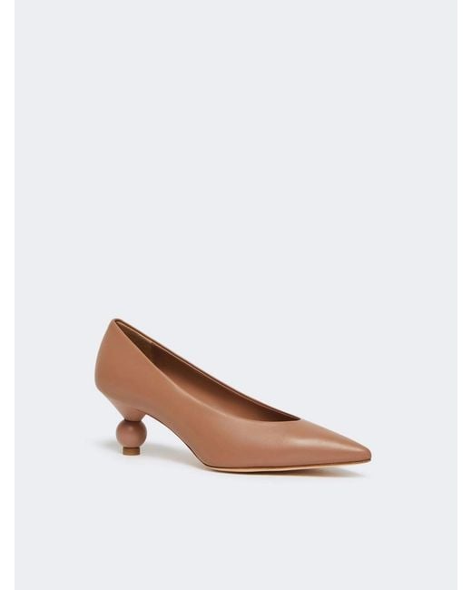 Weekend by Maxmara Brown Pointed-Toe High Heels