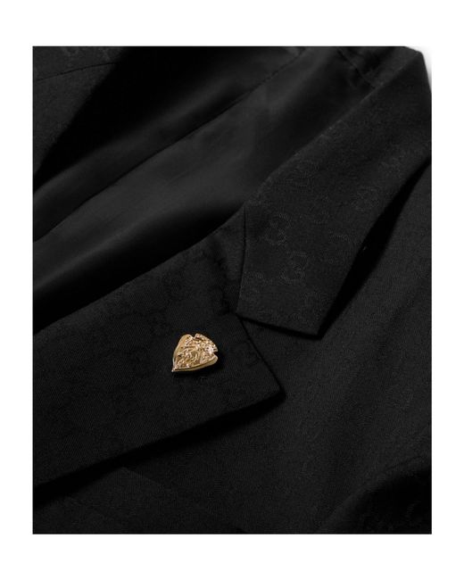 Gucci Black Single-Breasted Blazer for men