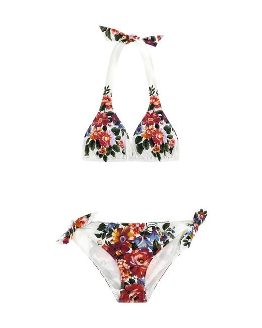Dolce & Gabbana White Re-Edition 2000 Bikini Set